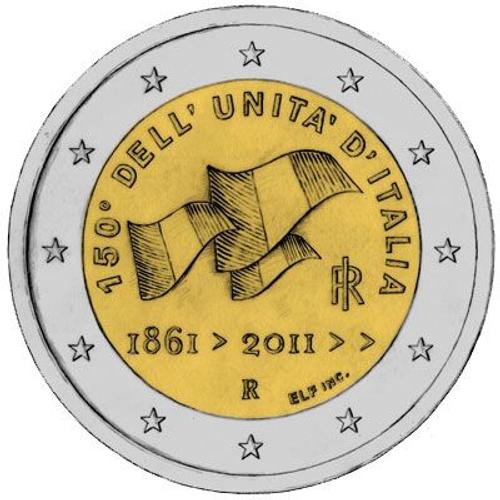 2 Euros Commémorative Italie 2011