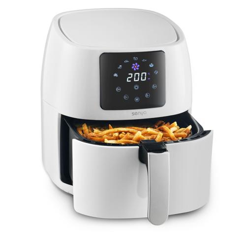 Friteuse sans huile à air chaud 4.5L grande capacité couleur blanche Air Fryer 1400W My Air Cook SENYA