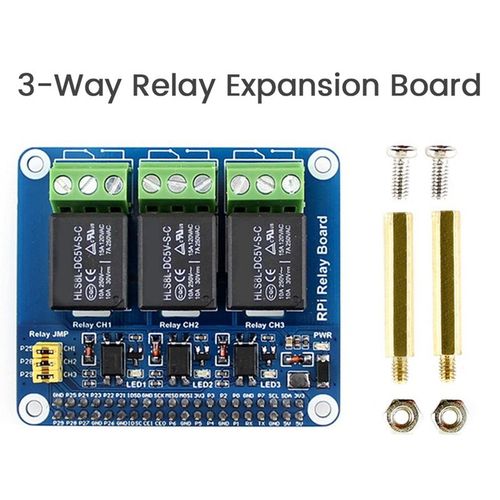 Module de commande de relais, carte d'extension de relais PCB + métal pour maison intelligente pour Raspberry Pi 4B/3B/3B +