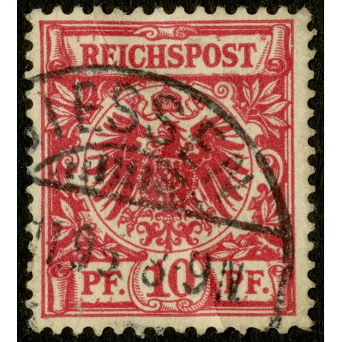 Timbre Oblitéré Reichspost, 10 Pf.