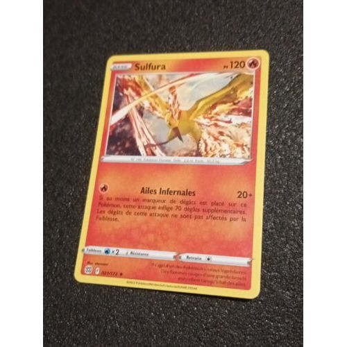 Pokemon Sulfura 021 / 172 Stars Etincelantes Eb9 Rare