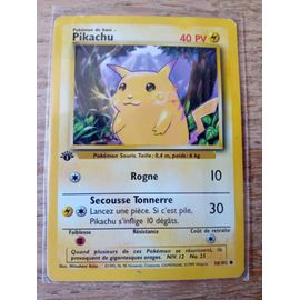 Carte pokemon 1ere édition pikachu 1995 Rakuten
