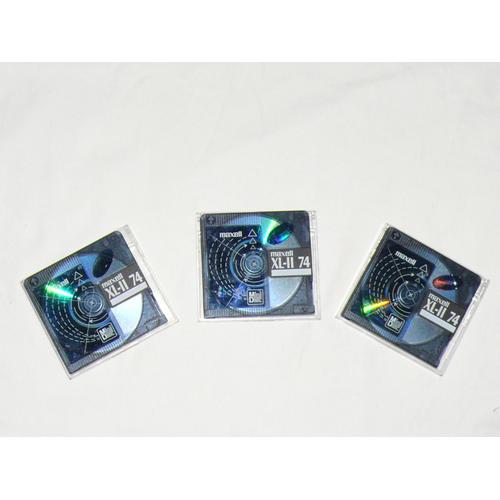 Lot 3 Mini Disc Md Maxell 74