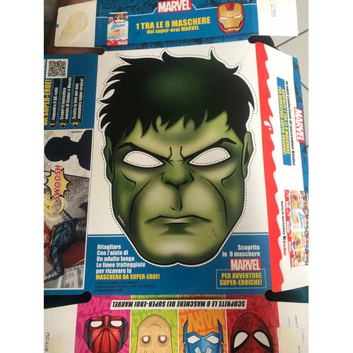 Masque Hulk - Marvel - Kinder - Pane Cioc - Italie - 2023