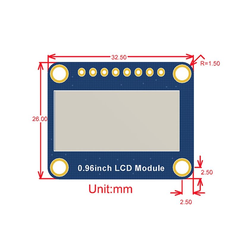 cran IPS pour Raspberry Pi 0.96 pouces, Module LCD, panneau... - 3