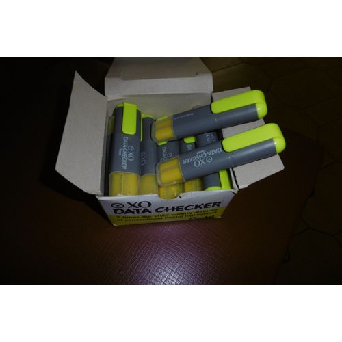 Surligneur Oxo Data Checker Jaune Pentel Boite De 12