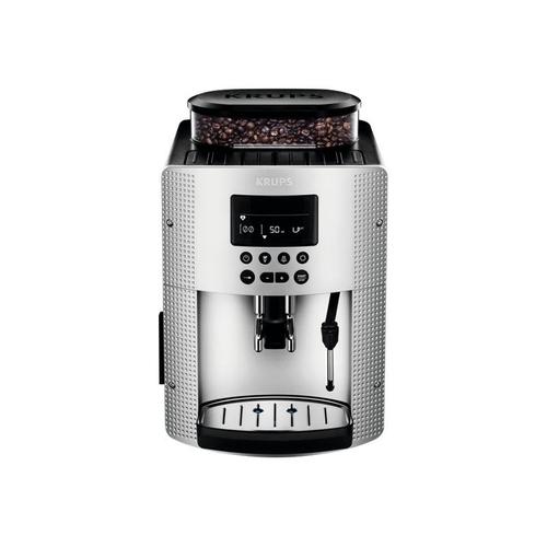 Krups Essential EA815E70 - Machine à café automatique avec buse vapeur "Cappuccino" - 15 bar - argent