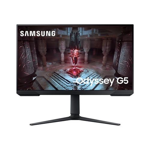 Samsung Odyssey G5 S27CG510EU - G51C Series - écran LED - 27" - 2560 x 1440 QHD @ 165 Hz - VA - 300 cd/m² - 3000:1 - HDR10 - 1 ms - 2xHDMI, DisplayPort - noir