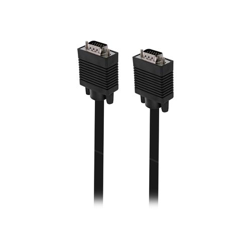 T'nB - Câble VGA - 15 pin D-Sub (DB-15) (M) pour 15 pin D-Sub (DB-15) (M) - 1.8 m - vis moletées, support 1080p - noir