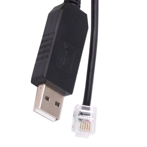 Adaptateur USB vers Rj11 Rj12 6P4C, câble de commande série EQMOD pour monture Az-Gti PC allergique pour câble de commande manuelle, 5m