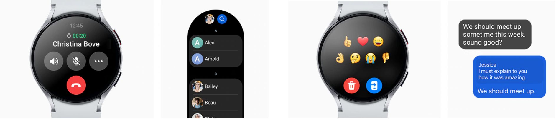Samsung Galaxy Watch6 44mm 4G Argent image 1 | Rakuten