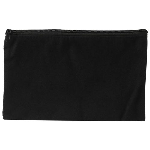 Pochettes En Toile À Fermeture Éclair, 10 Pièces, Sacs De Maquillage En Toile, Trousse À Crayons Vierge, Sacs De Bricolage Pour Voyage, École De Bricolage, Noir