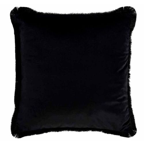 Paris Prix - Coussin Carré Déco "Alpha" 42x43cm Noir