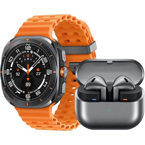 Montre Connectée Samsung Pack Galaxywatch Ultra Gris Titane+Buds3