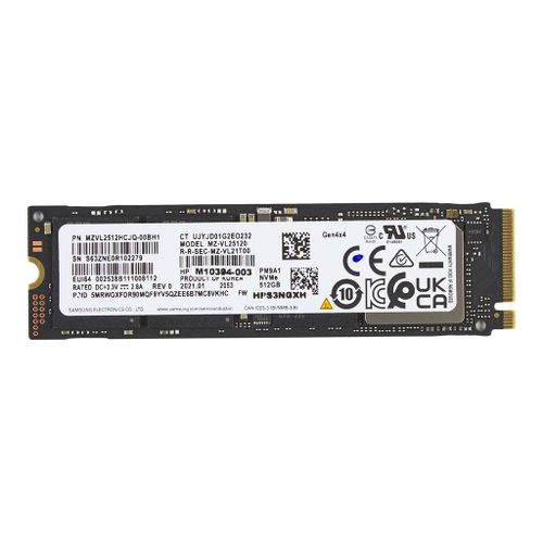 HP - SSD - 512 Go - interne - M.2 2280 - PCIe 4.0 x4 (NVMe) - pour EliteBook 640 G11 Notebook, 665 G11 Notebook, 830 G11 Notebook, 840 G11 Notebook