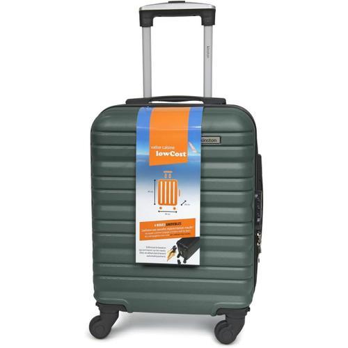 Valise Cabine pour EasyJet 4 Roues Détachables Taille LowCost-Bagage à Main Léger et Durable,Roues Pivotantes Amovibles Démontable-Vert