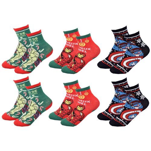 Chaussettes Pack Garçon Avengers Pack De 6 Paires 9647