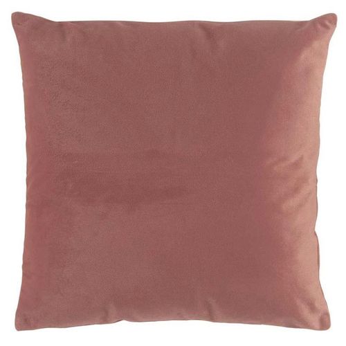 Coussin Déco Uni "Velvetine" 40x40cm Rose