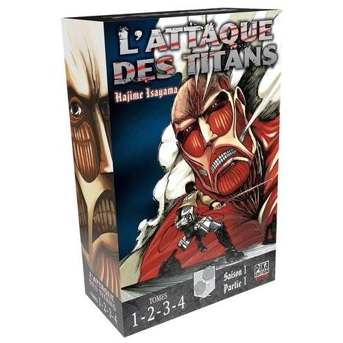 L'attaque Des Titans Tomes 1, 2, 3, 4 - Saison 1, Partie 1