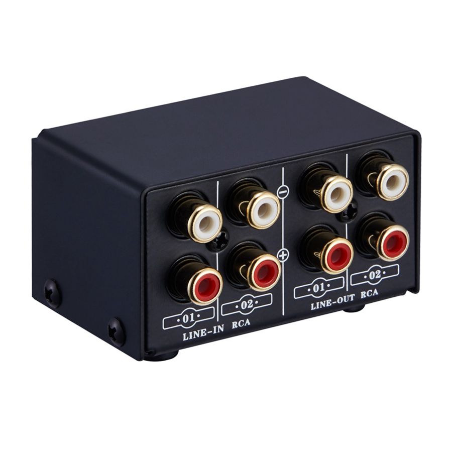 Slecteur de Signal Audio 2 en 2 sorties, commutateur, distr... - 3