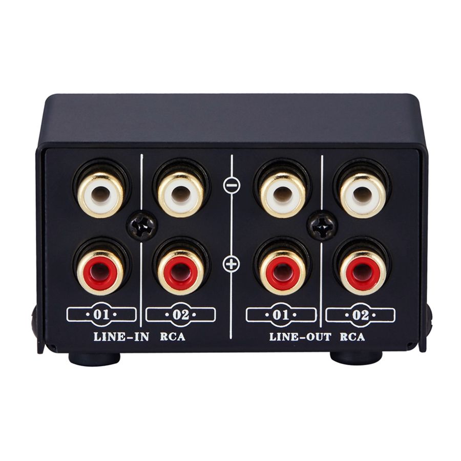 Slecteur de Signal Audio 2 en 2 sorties, commutateur, distr... - 4
