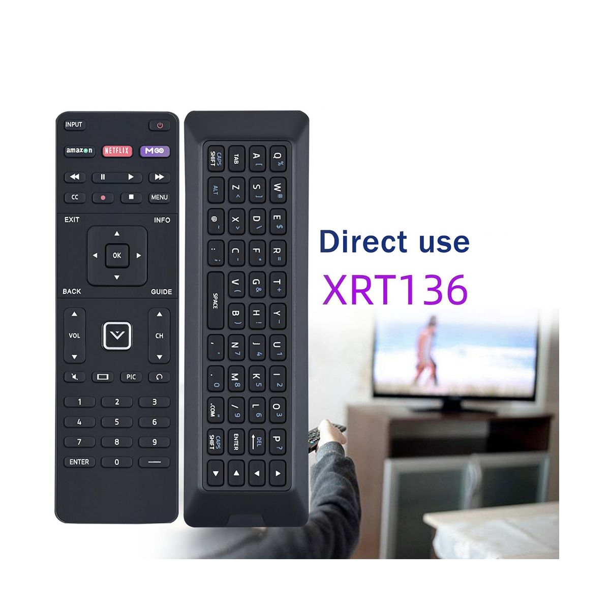 Télécommande de remplacement XRT136, bouton Double face adap... - 2
