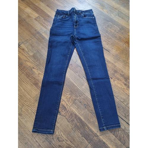 Pantalon Jean Coupe Droite Bleu Brut Pimkie Taille 40 L