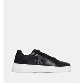 Calvin Klein Jeans Tennis Basses En Cuir Noir