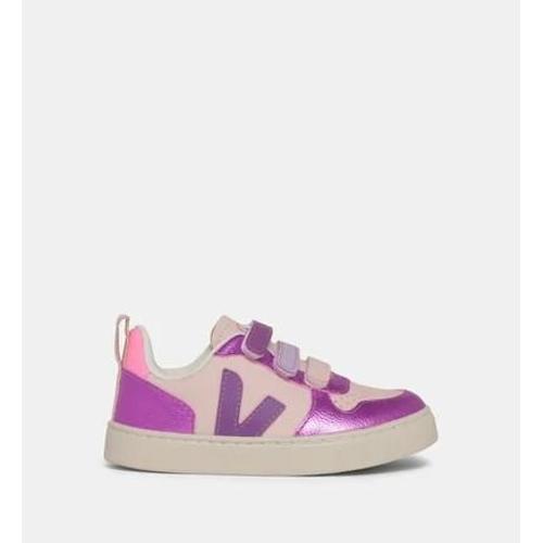 Veja Baskets Basses V 10 Chromefree Cuir Rose