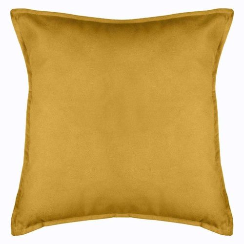Coussin Déco Déhoussable "Lilou" 55x55cm Ocre