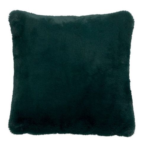 Paris Prix - Coussin Imitation Fourrure "Cutie" 45x45cm Vert