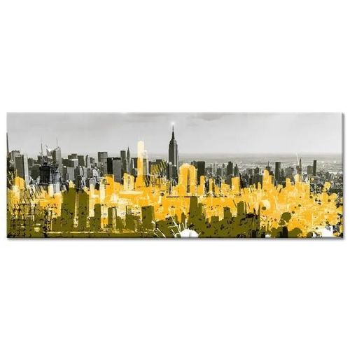 Tableau Déco New York Illustré - Urbain - 80x30 cm