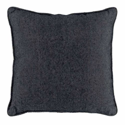 Coussin Carré Déco "Texas" 40x40cm Anthracite