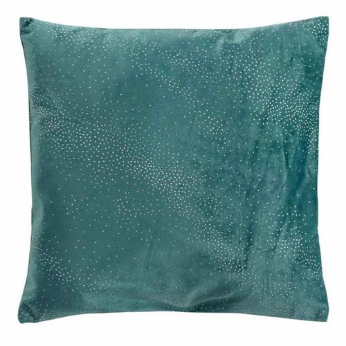 Coussin Velours Déco "Melrose" 40x40cm Pétrole