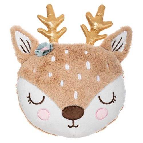 Coussin Déco "Tête De Biche" 30cm Multicolore