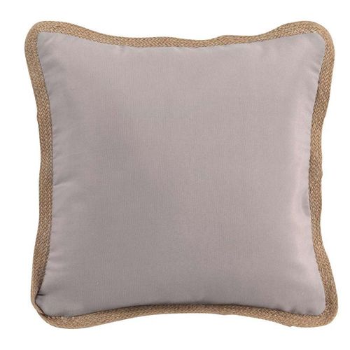 Coussin Déco Carré "Kelonia" 40x40cm Gris