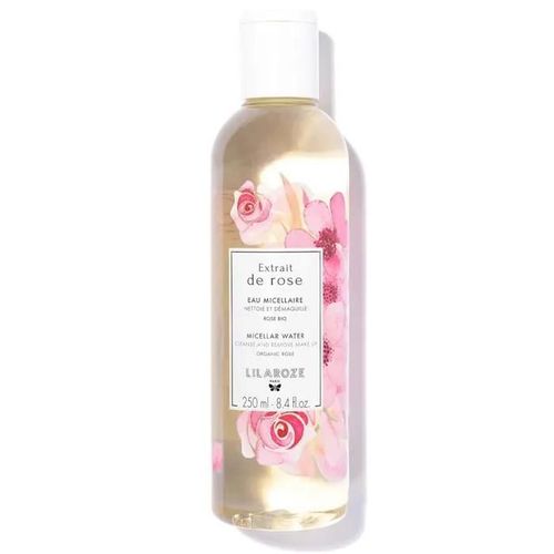 Lilaroze Paris Eau Micellaire Extrait De Rose Nettoie Et Démaquille Bio 250ml 