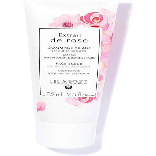 Lilaroze Paris Gommage Visage Extrait De Rose Exfolie Et Adoucit 75ml 