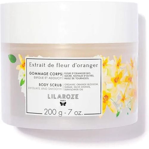 Lilaroze Paris Gommage Corps Extrait De Fleur D'oranger Bio 