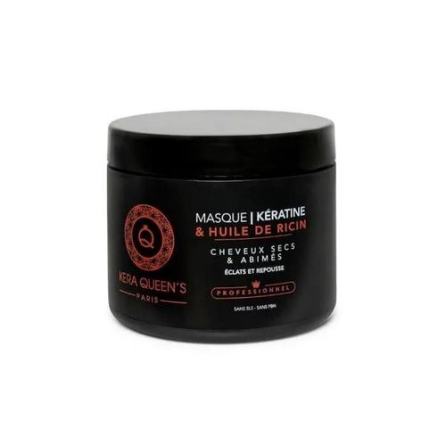 Kera Queen's - Kératine & Huile De Ricin Masque 500ml + Shampoing 500ml + Sérum 100ml 