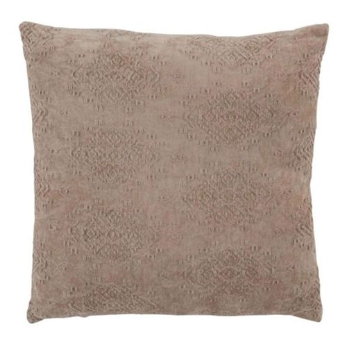 Paris Prix - Coussin Déco Carrée "Fayola" 45x45cm Naturel