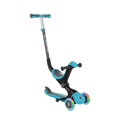 Globber - Trottinette Évolutive Go-Up Deluxe Lights - Bleu Canard