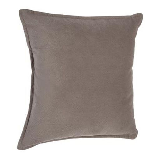 Coussin Déhoussable "Lilou" 45x45cm Taupe