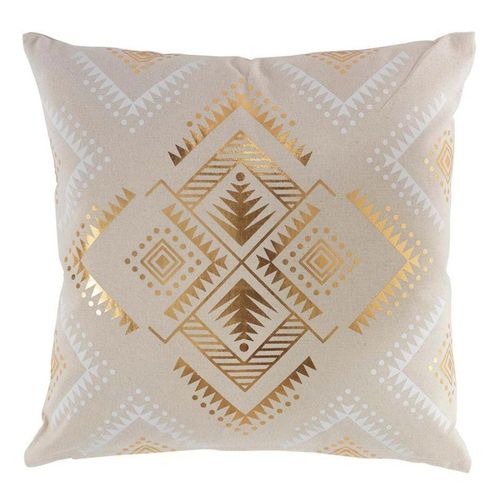 Coussin Déco Déhoussable "Cybele" 45x45cm Beige