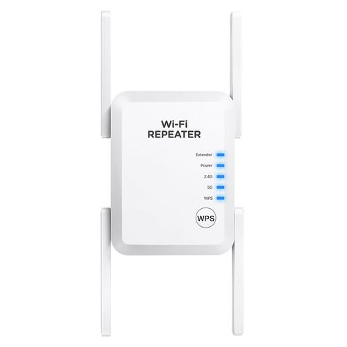 Répéteur WIFI double bande 1200M, 5G, Booster de Signal sans fil, extension du réseau, prise ue