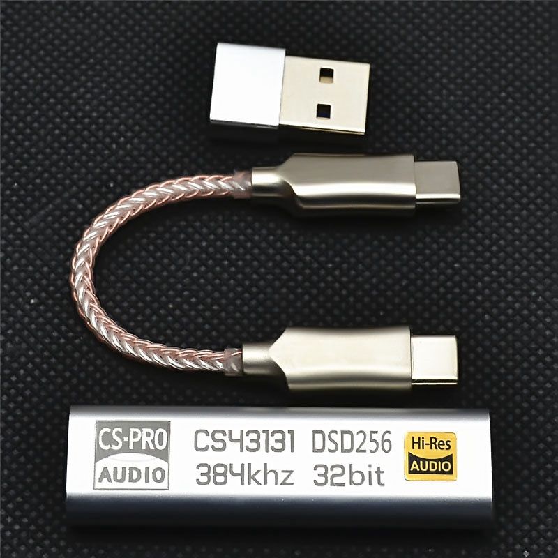Amplificateur de casque de TYPE C  3.5MM DSD256 pour Androi... - 3