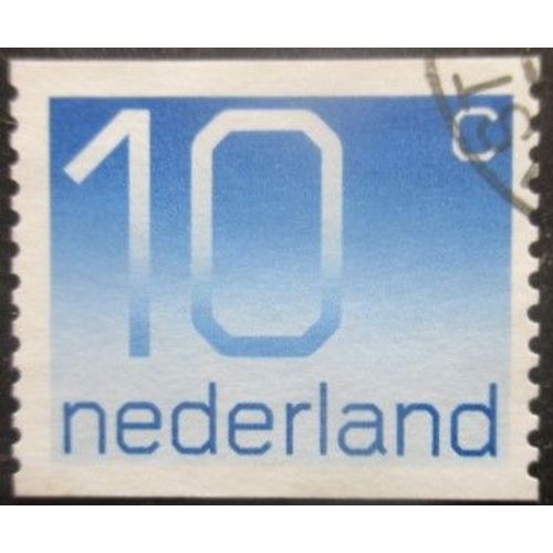 Pays-Bas N°1042a Dentelé Verticalement Oblitéré