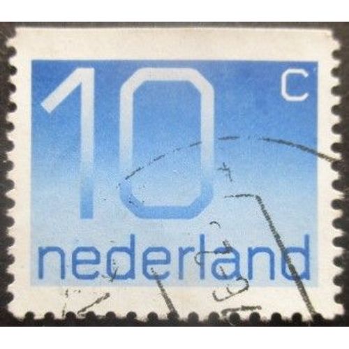 Pays-Bas N°1042b Dentelé Sur 3 Cotés Oblitéré