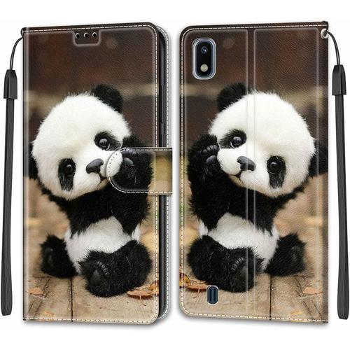 Coque Pour Samsung Galaxy A10 M10 Etui Samsung A10 M10 Housse De Galaxy A10 M10 En Cuir Pu Étui Housse En Cuir De Protection Avec Ranges Cartes Magnétique Flip Casepanda