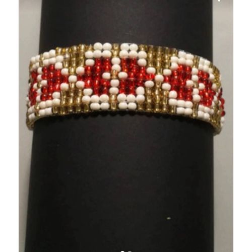 Bracelet Perles Tissées